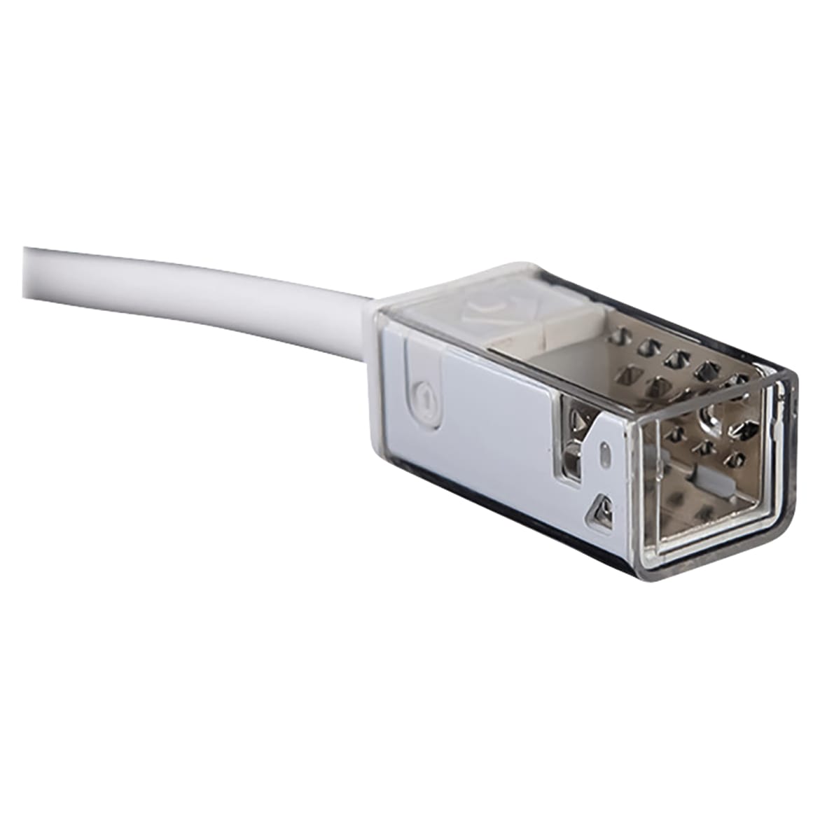 LED Soldering Free Straight End Outlet Connector for 12 x 17mm Side Bend Neon Strip Light - view 3