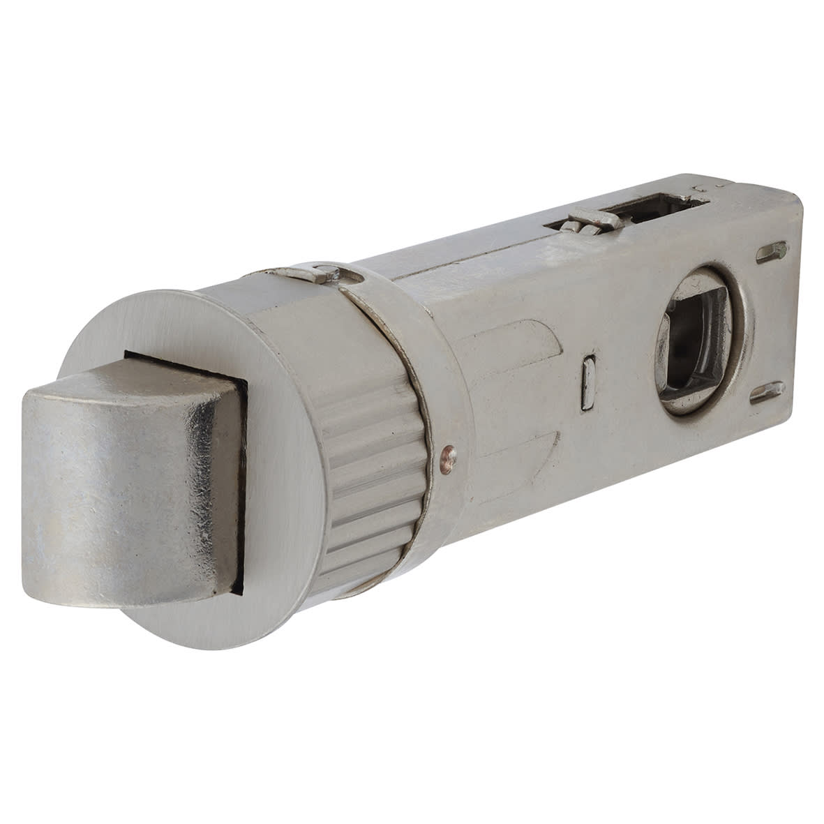 Quick Latch Passage Tubular Latch - 71mm Case - 57mm Backset - Round - Satin Nickel - view 2