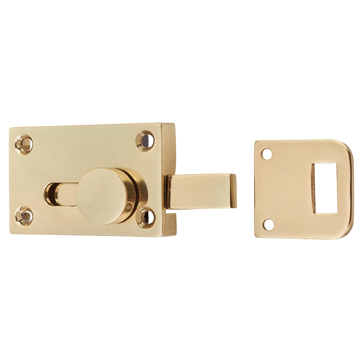 London Washroom Indicator Bolt - Polished Brass - view 4
