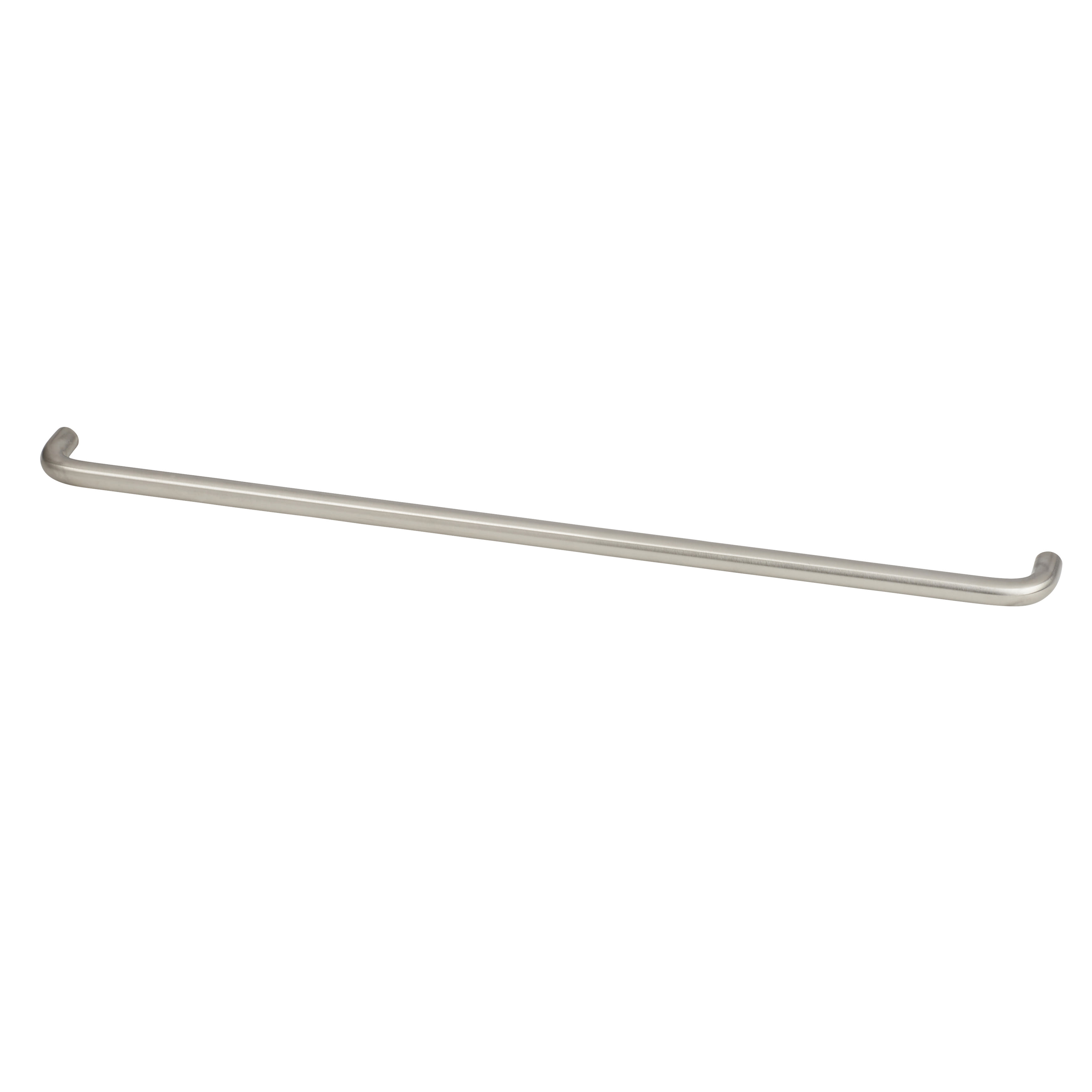 10mm D-Bar Cabinet Pull Handle - 224mm Centres - Satin Stainless Steel - view 2