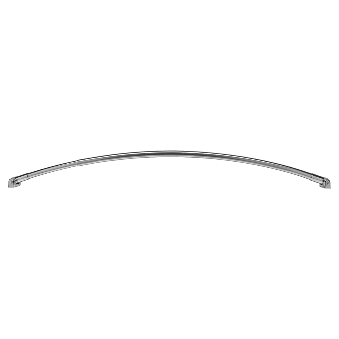Shower Rail - Premium Telescopic Curved Rod - 1080-1850mm Length - Chrome - view 2