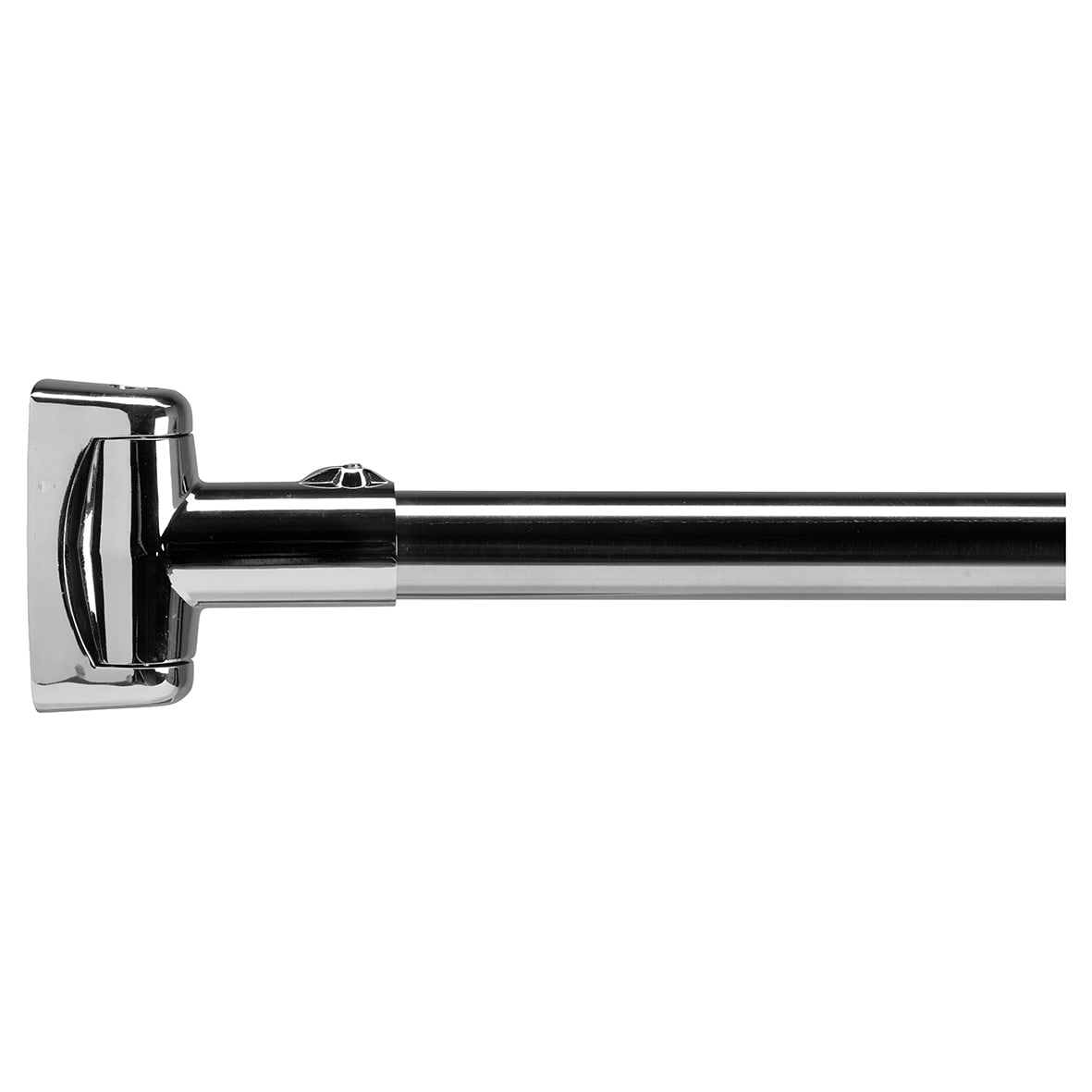 Shower Rail - Premium Telescopic Curved Rod - 1080-1850mm Length - Chrome - view 4