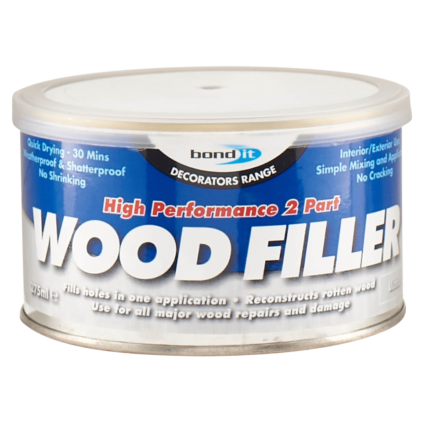 Bond It 2 Part Wood Filler - 275ml - White - view 2