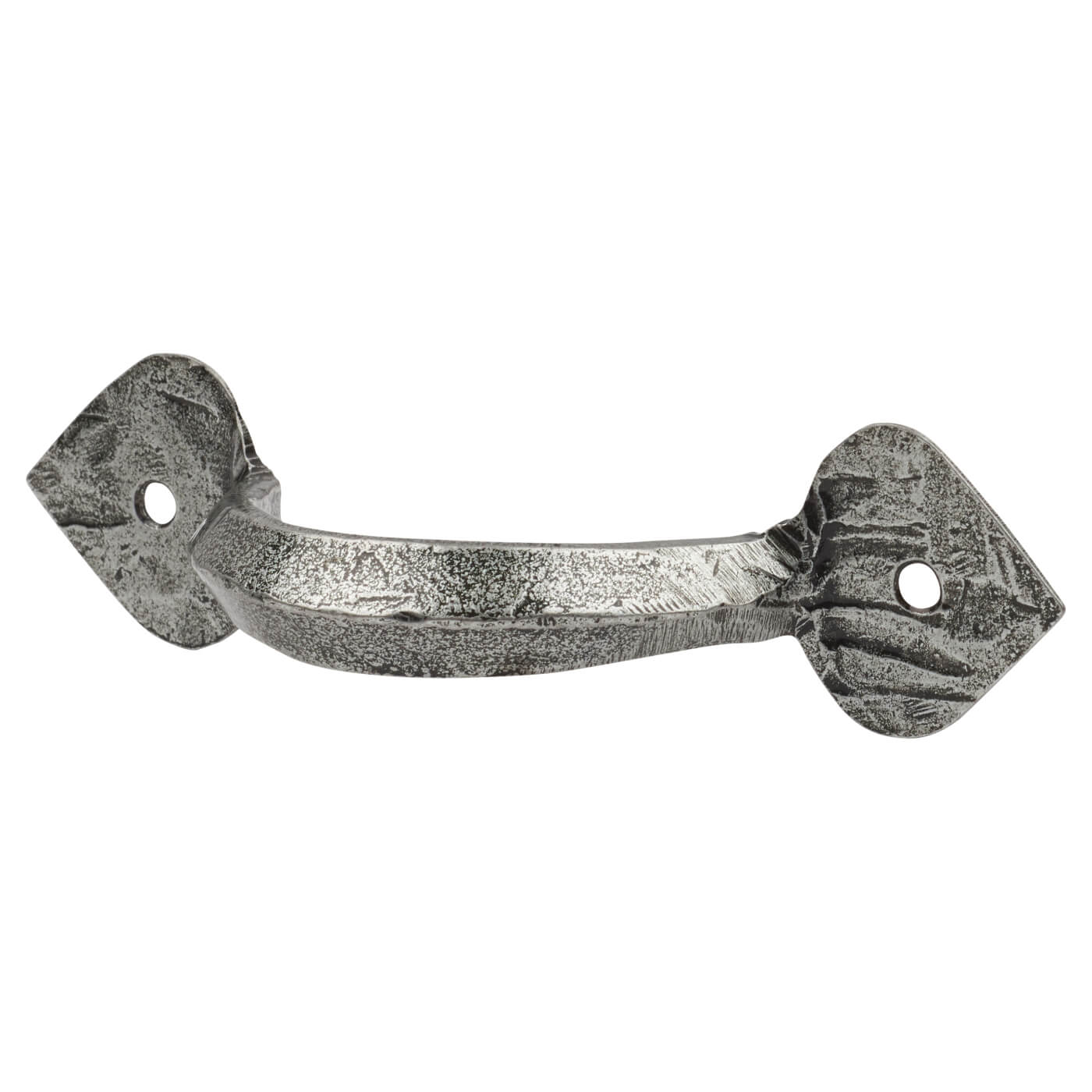 Gothic D-Bar Cabinet Pull Handle - 71mm Centres - Pewter - view 3