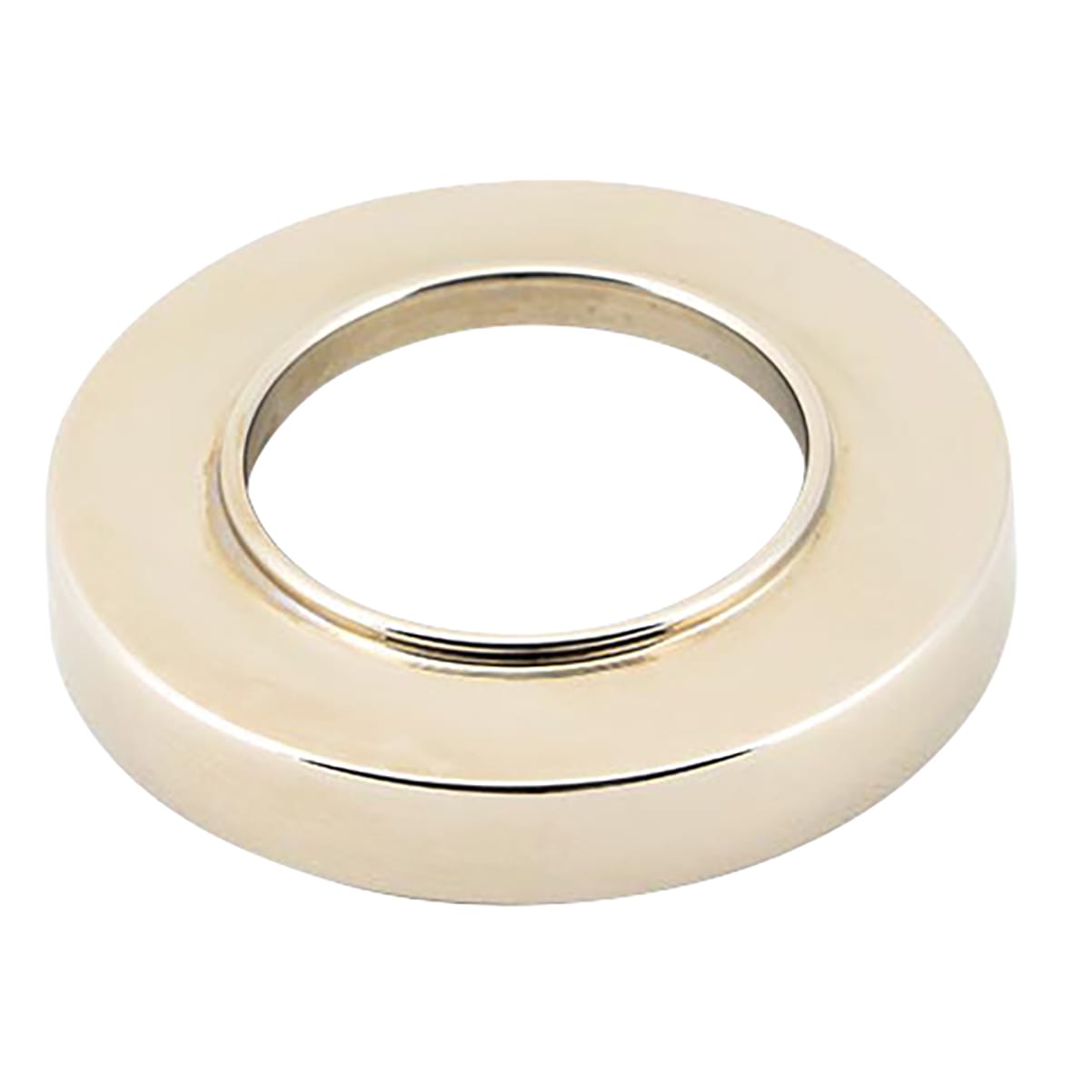 Polished Nickel Door Handles on Round Screw On Rose - Newbury Range - view 3
