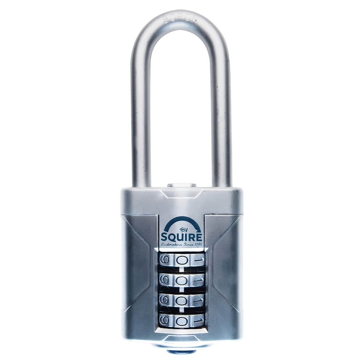 VULCAN COMBI 50/2.5 Combination Long Shackle Padlock - 50mm Body - 63 x 22.6mm Shackle - Blue - view 2