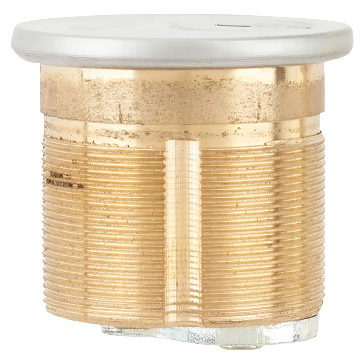 1 Star 6 Pin Threaded Rim Cylinder - Satin Chrome - Keyed to Differ - view 3