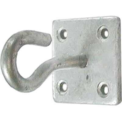 Hook on Plate - 6mm Link - Galvanised - view 2