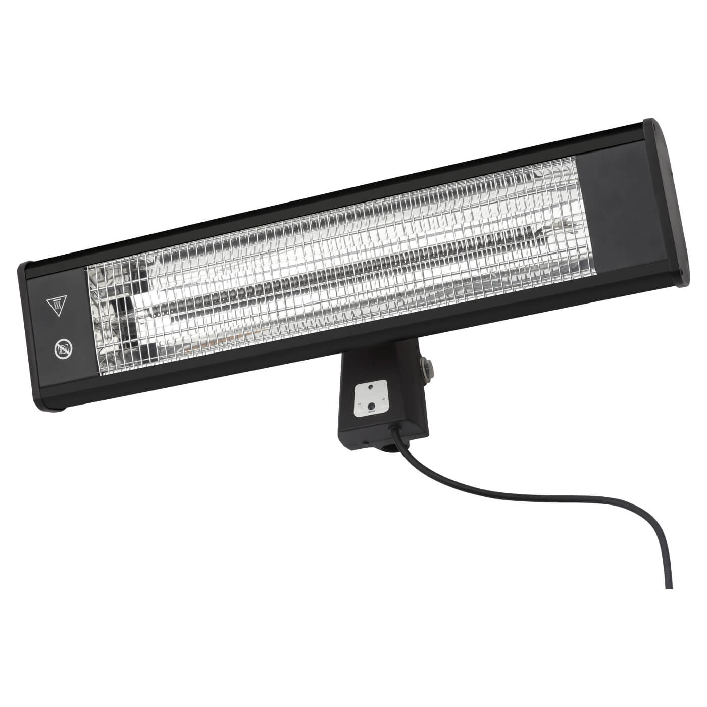 Forum Zink Blaze IP44 Wall Mounted Patio Heater - 1800W - view 4