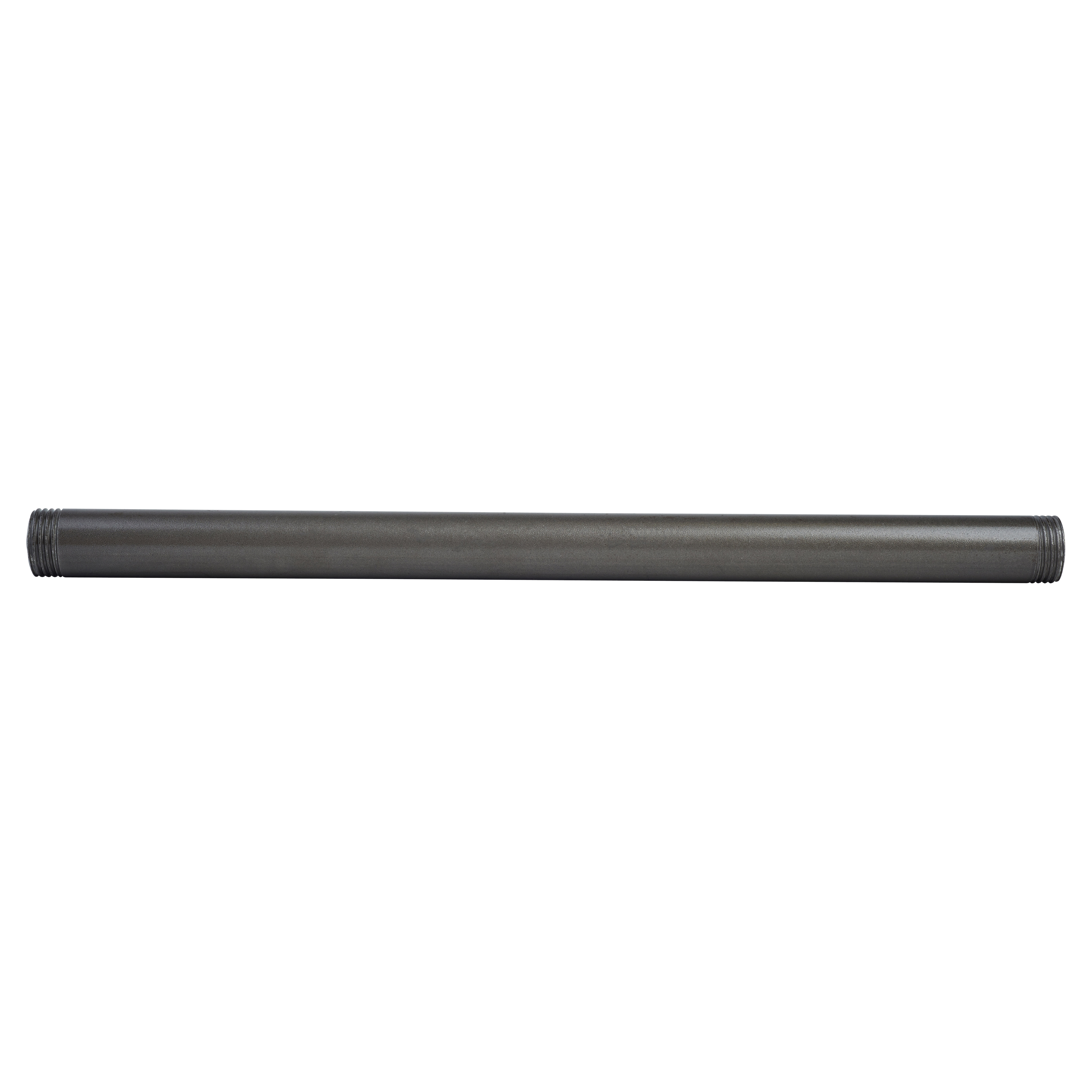 1/2" Pipe Shelving Iron Threaded Pipe - 12"/300mm Length - Grey - view 2