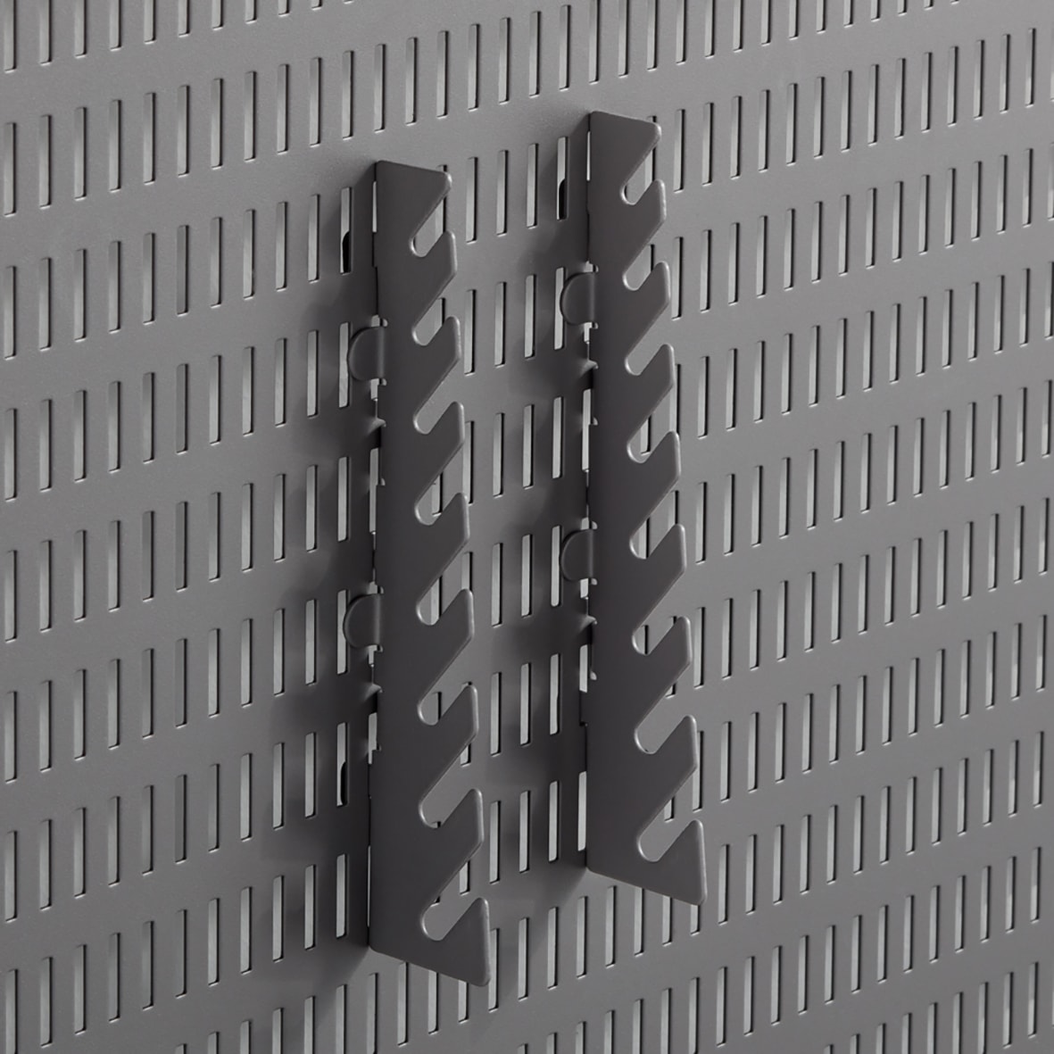 Garage+ Storage Top Track System - Spanner & Wrench Holder for Storing Board - Matt Grey - view 2