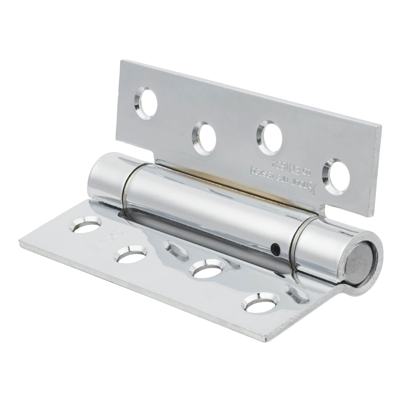 Adjustable Self Closing Fire Door Spring Hinge - 102 x 76 x 3mm - Polished Chrome - Pack of 3 - view 3