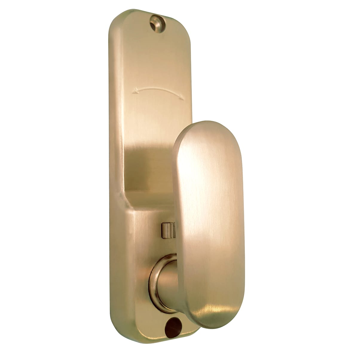 Borg BL2701 Antimicrobial Easicode Pro Code Lock and Latch with Key Override - Cu Shield - Copper - view 3