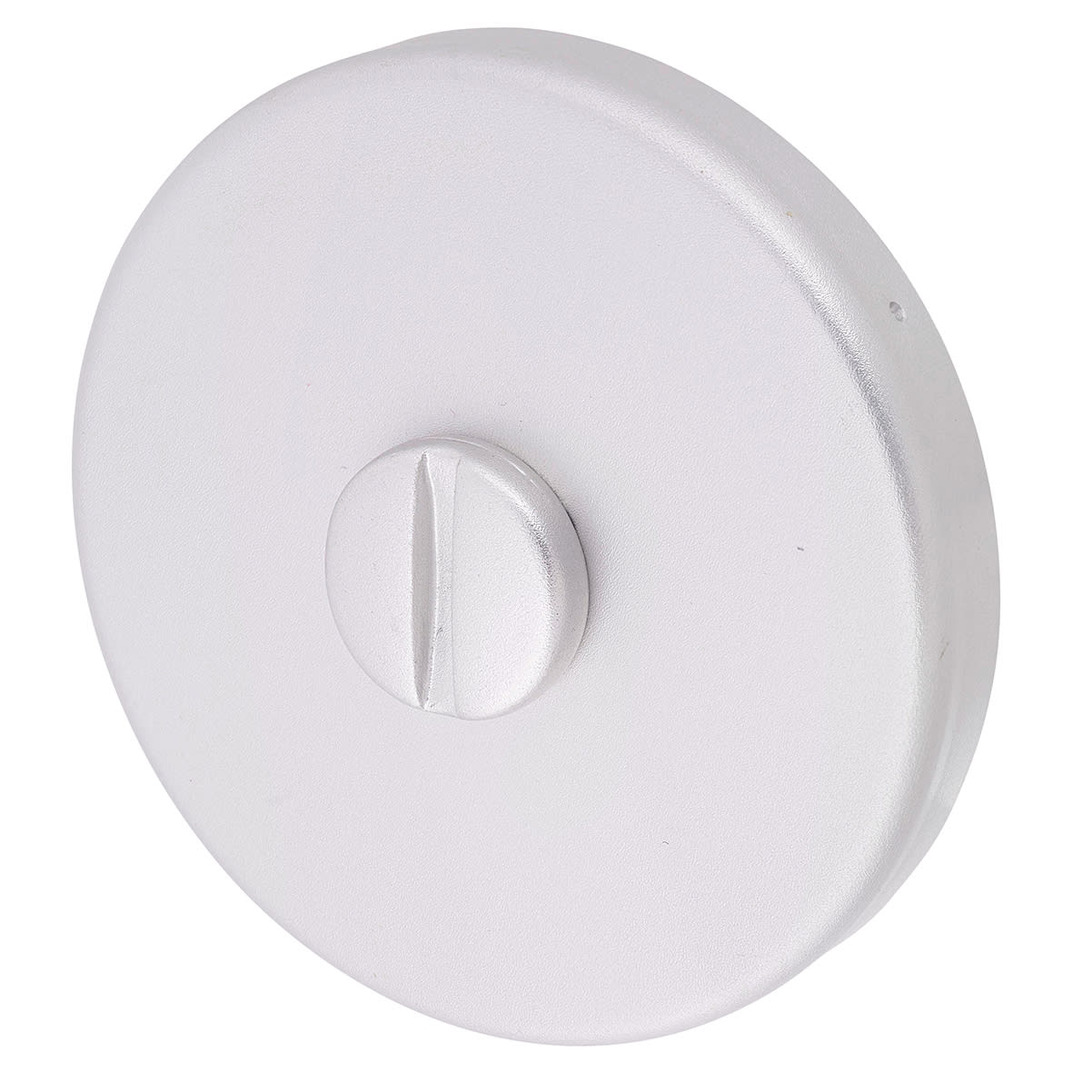 Easy Click Bathroom Turn & Release - 52mm Diameter - Satin Aluminium - view 3