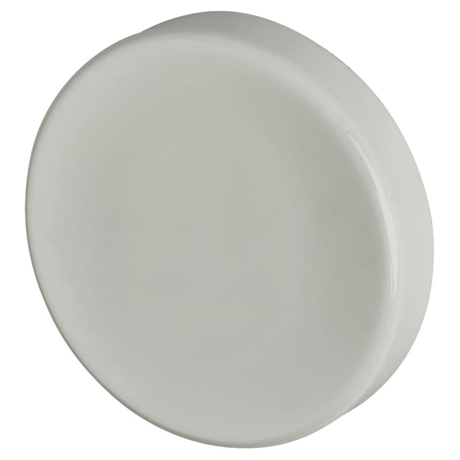 Nylon Blank Escutcheon - 52mm Diameter - Diamond White - Pair - view 2