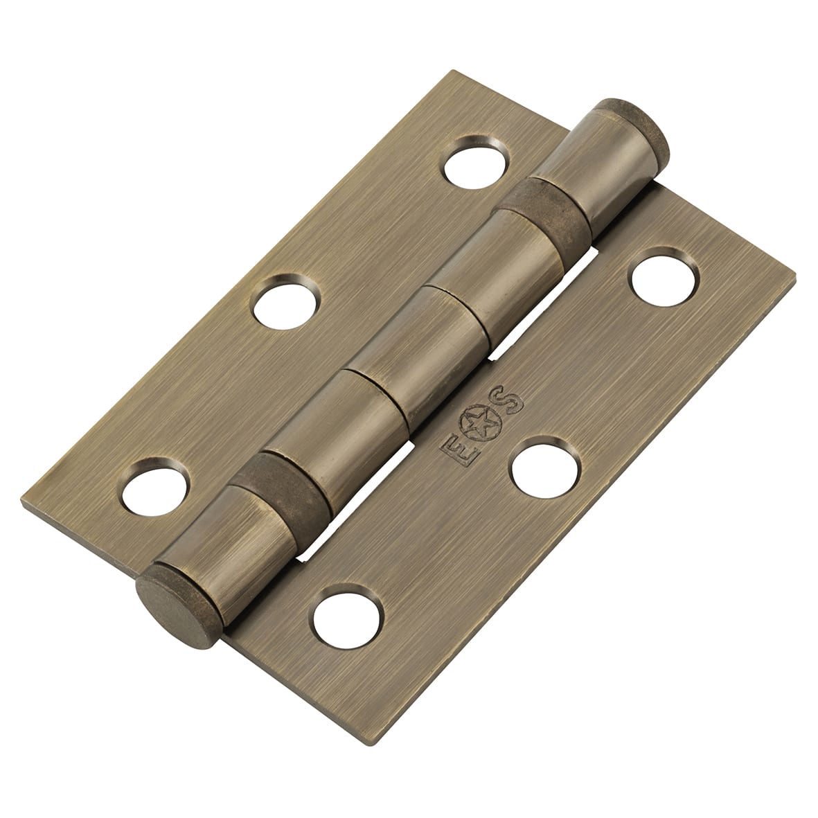Brass Antique Brass Knurled Latch Door Handles on Rose Ultimate Pack - Lagos Range - view 6