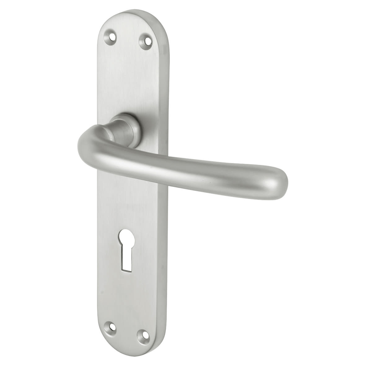 Satin Chrome 3 Lever Sashlock Door Handles Pack - Sassari Range - view 2