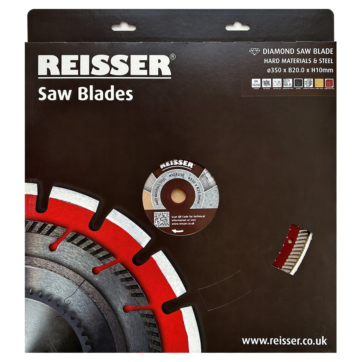 Diamond Blade - 350 x 20.00mm - Hard Materials & Steel - view 2
