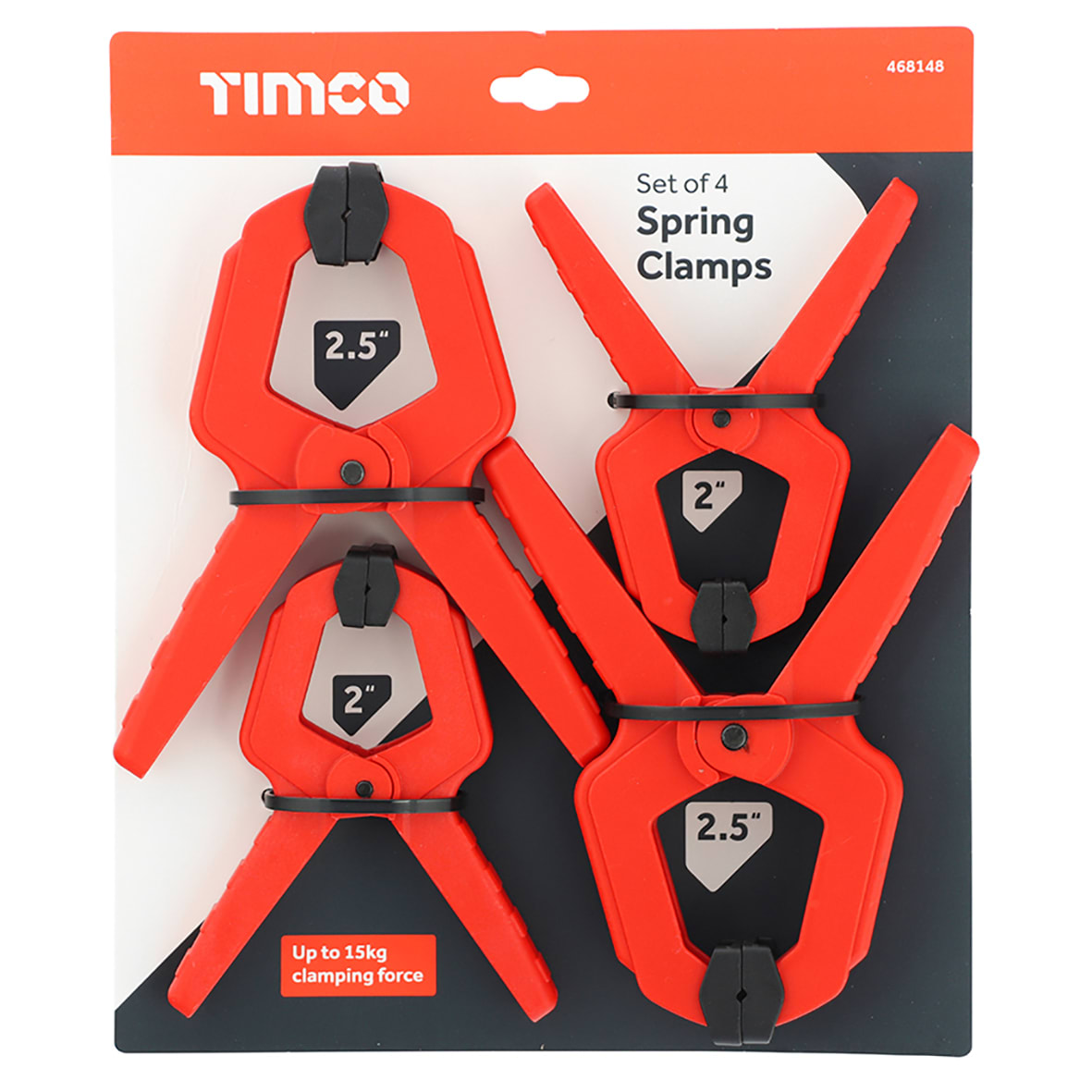 Spring Clamp Set - Pack of 4 - view 2