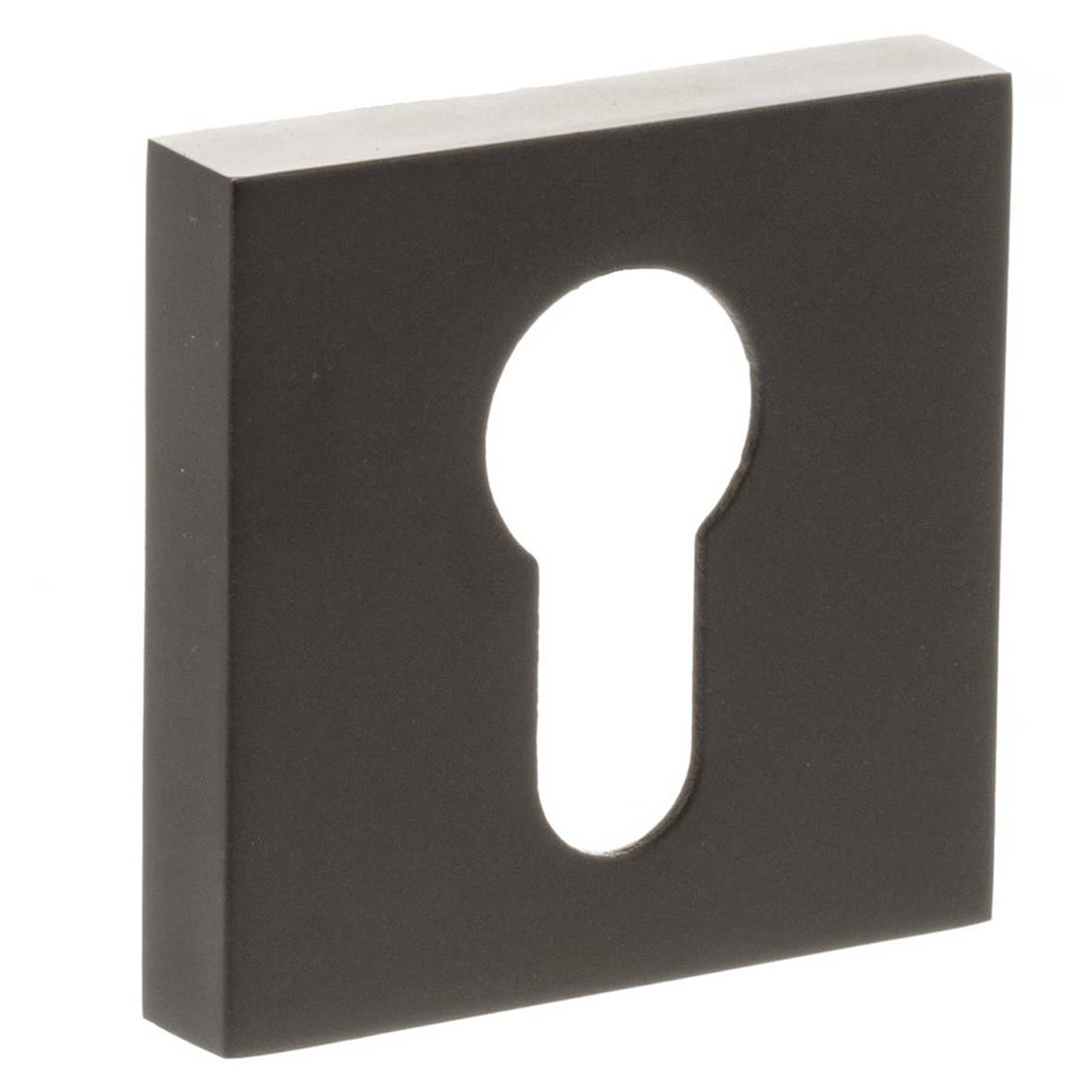 Status Square Escutcheon - 51 x 51mm - Euro - Urban Dark Bronze - Pair - view 2