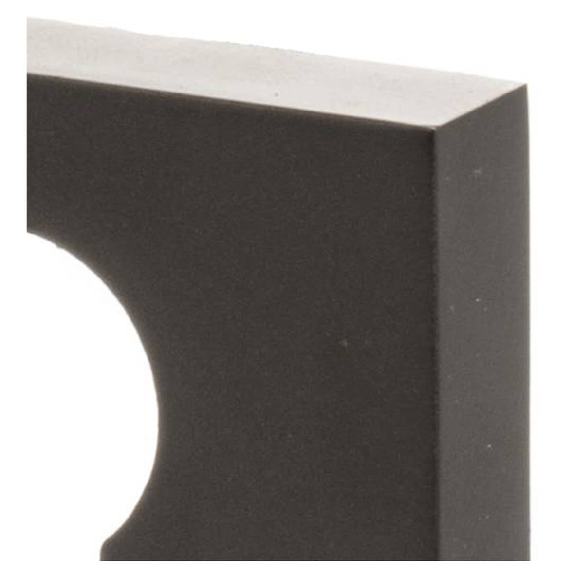 Status Square Escutcheon - 51 x 51mm - Euro - Urban Dark Bronze - Pair - view 3