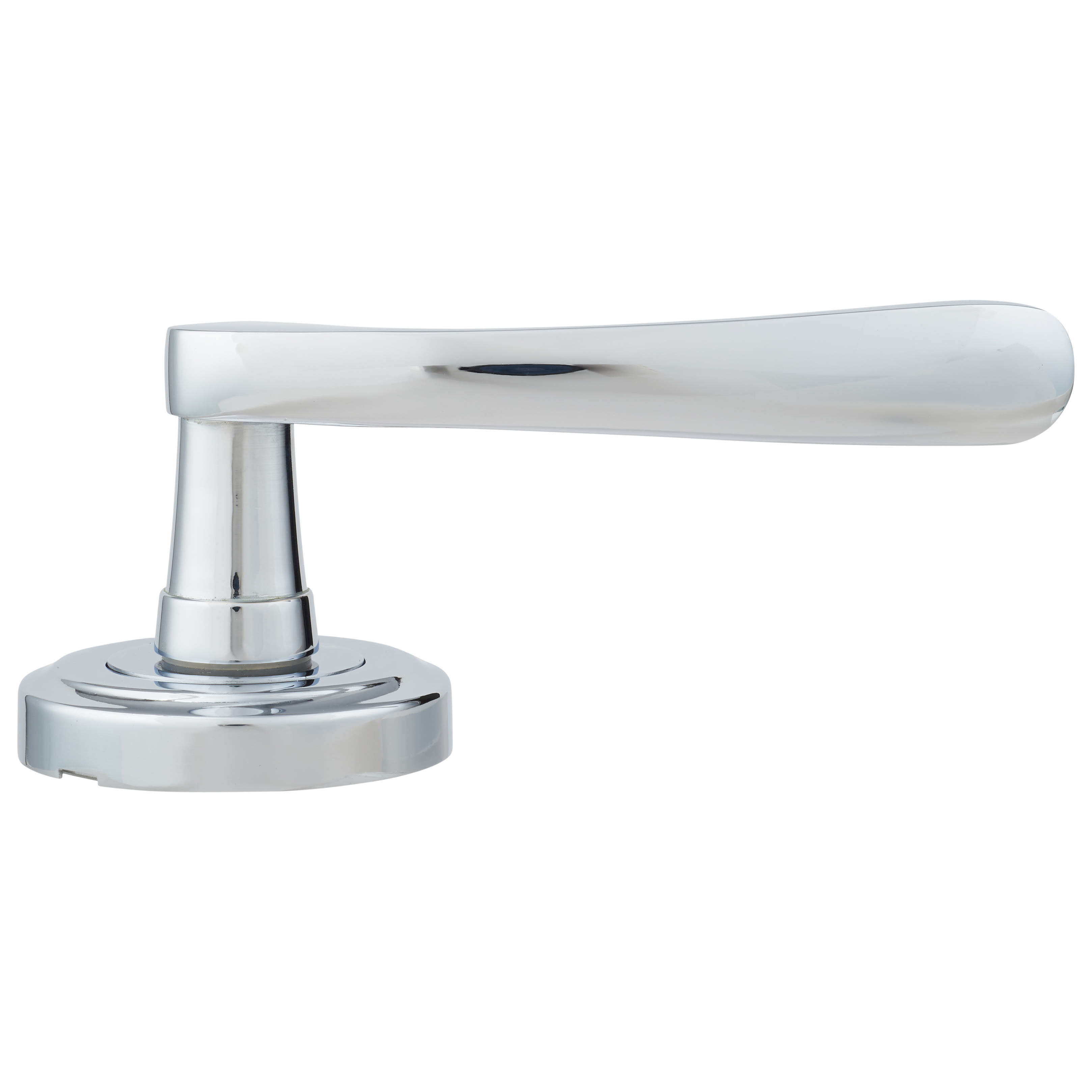 Marcus Polished Chrome Latch Door Handles on Rose Pack - Sophia Range - view 5