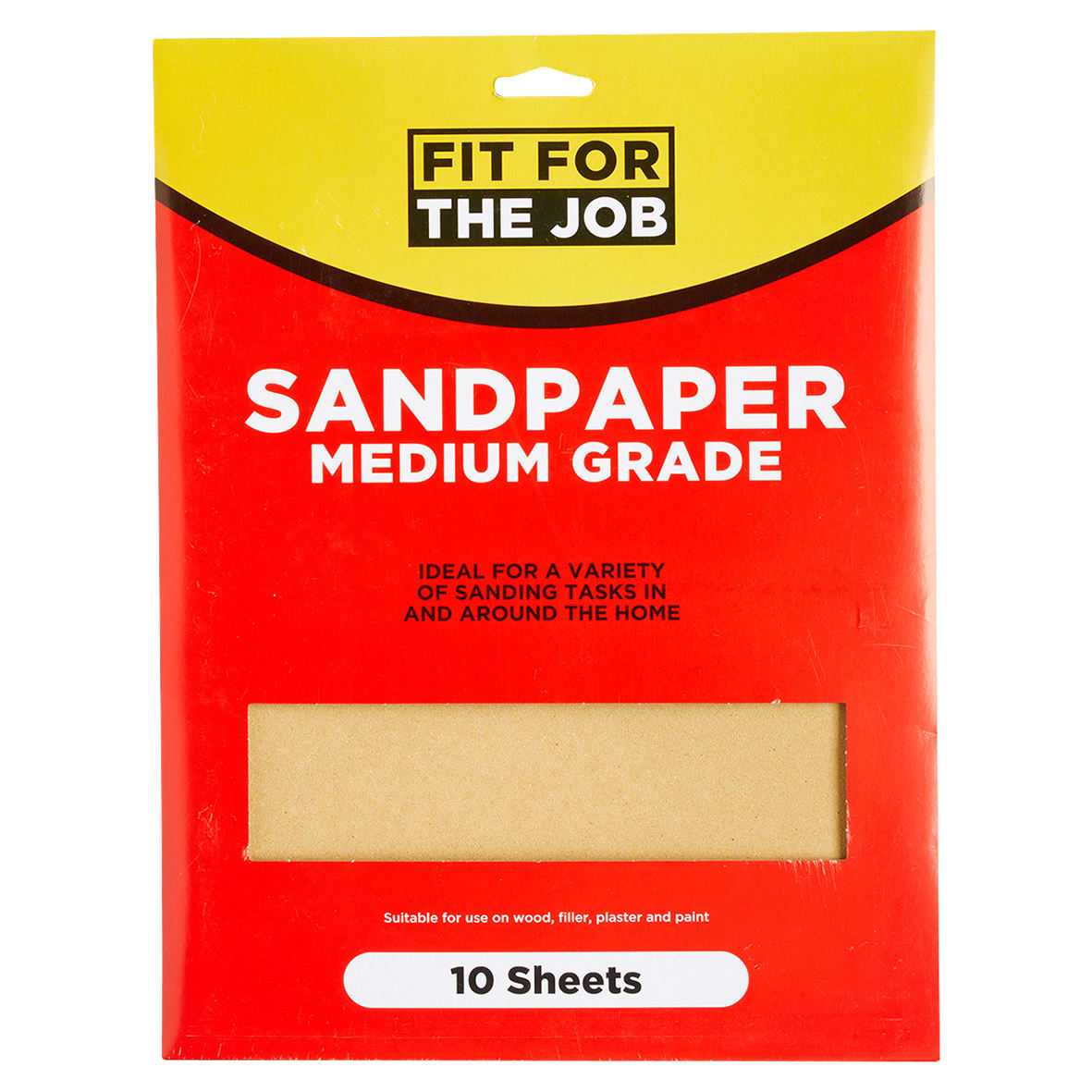 Medium Sandpaper Sheets - 230 x 280mm - Grit P100 - Pack of 10 - view 2