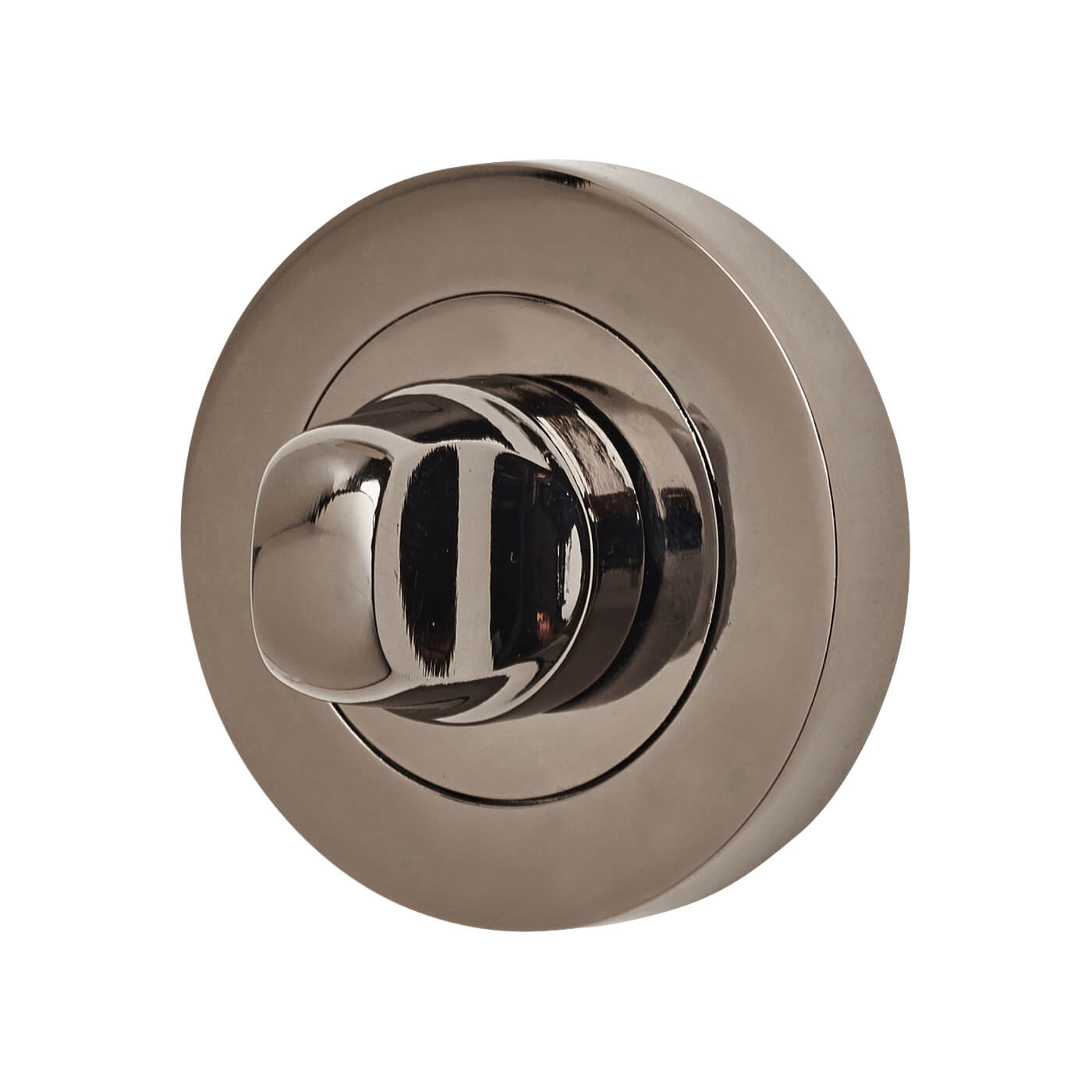 Bathroom Turn & Release - 52mm Diameter - Black Nickel - view 3