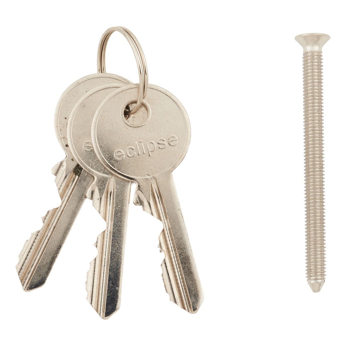 6 Pin 70mm Euro Double Cylinder - 35 + 35mm - Satin Nickel - Master Keyed - view 3