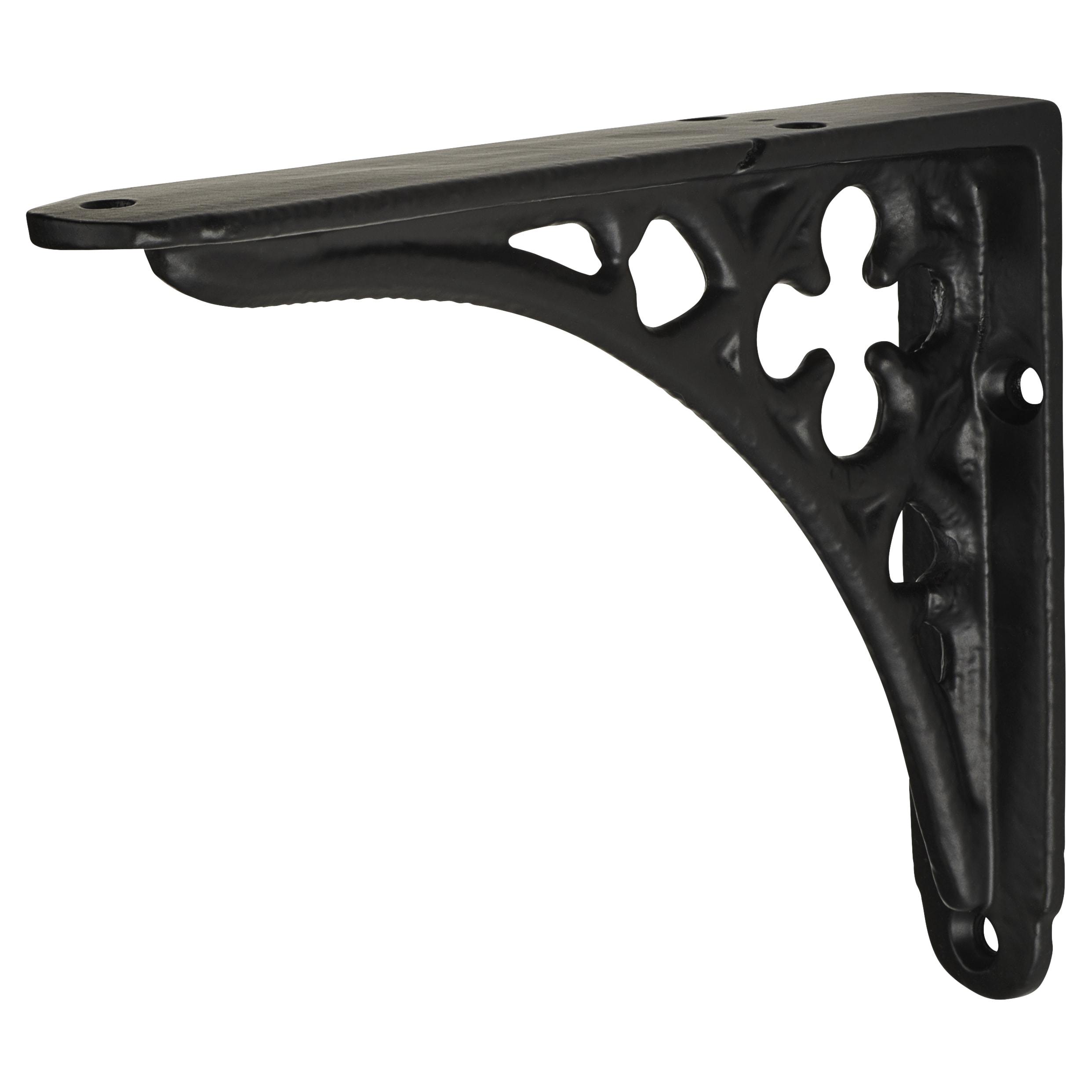 Clover Shelf Bracket - 125 x 100mm - Black - view 2