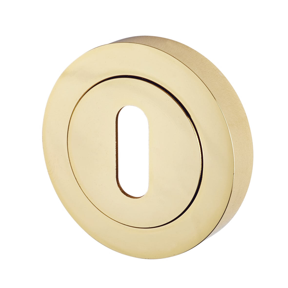Polished Brass 3 Lever Sashlock Door Handles on Rose Pack - Ella Range - view 5