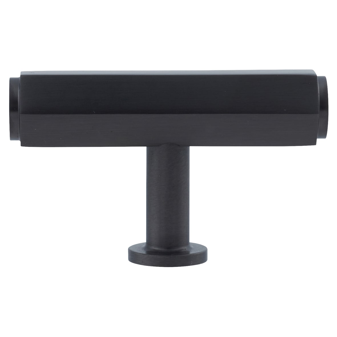 Vesper Hex 14mm T-Bar Cabinet Knob - 55 x 33mm - Dark Bronze - view 2