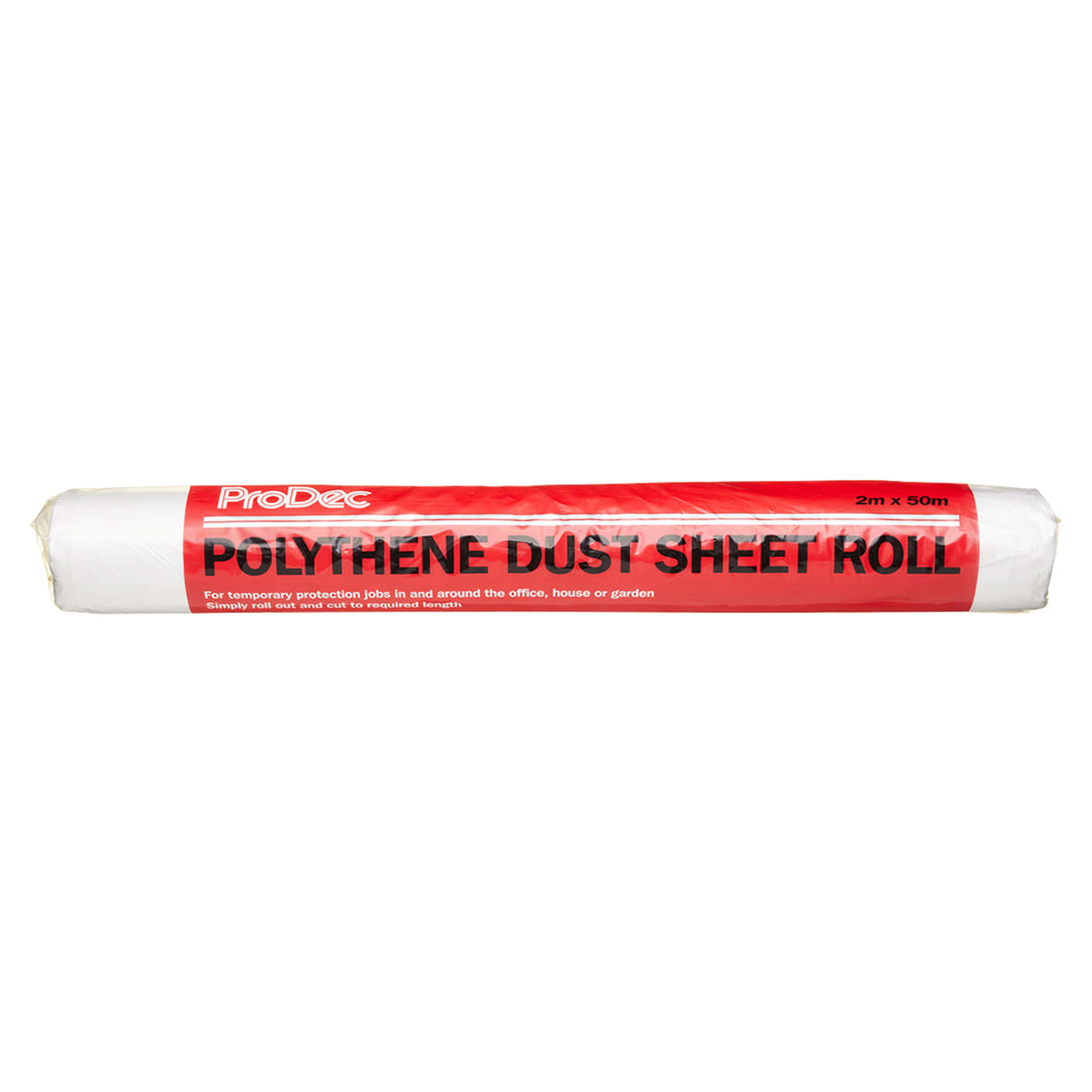 Polythene Dust Sheet Roll - 50m x 2m - view 2