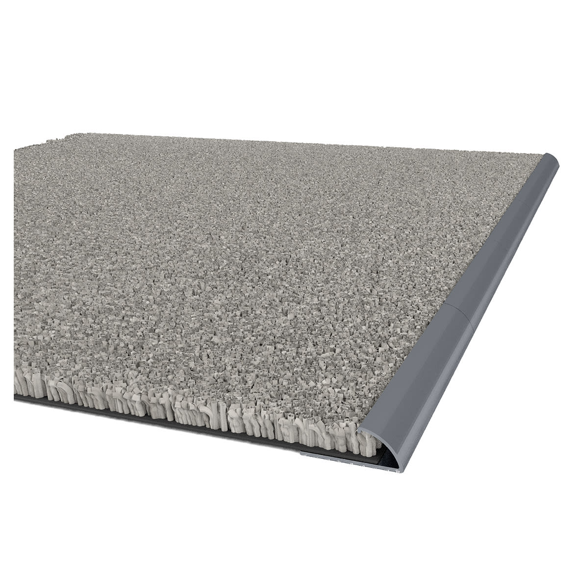 M102 Regency Designer Single Edge Door Bar Carpet Trim - 900mm Length - Dark Chrome - view 2
