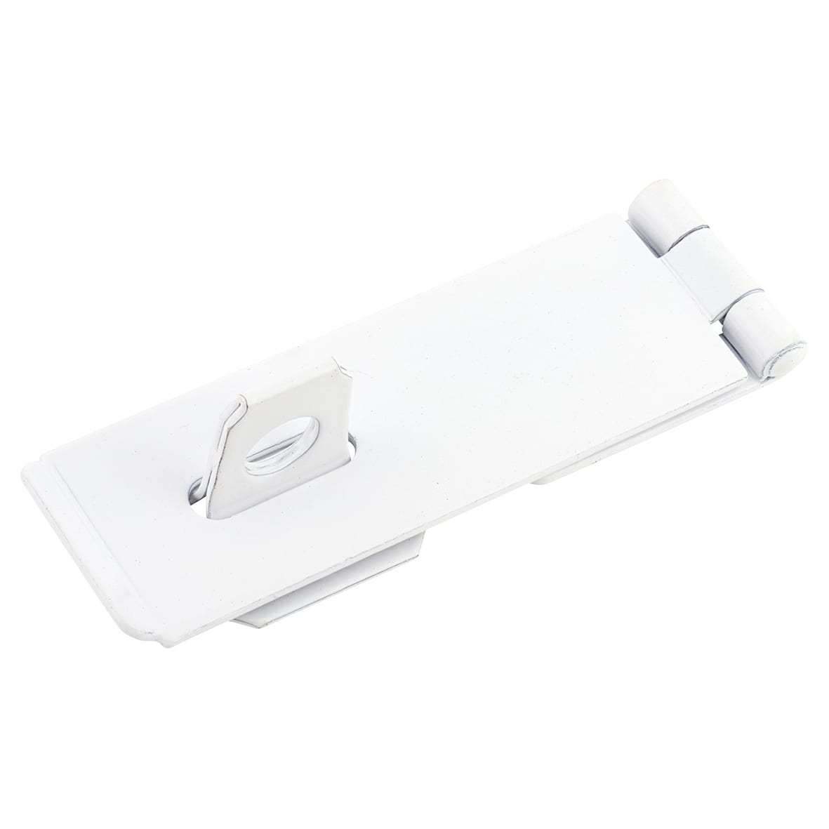 Light Duty Safety Hasp & Staple - 114 x 38mm - White - view 3