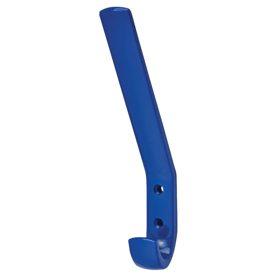 AR617A Nylon Single Hat & Coat Hook Face Fix - 164 x 20 x 35mm - Cobalt Blue - view 2
