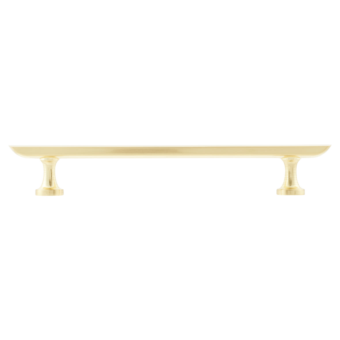 Crofts & Assinder Dorchester 21mm T-Bar Cabinet Pull Handle - 160mm Centres - Brushed Satin Brass - view 2