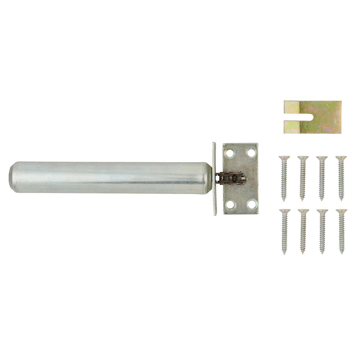 Concealed Chain Door Closer - Square Plate - Polished Chrome - view 6