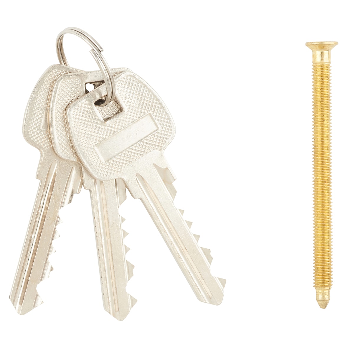 5 Pin 80mm Euro Thumbturn Cylinder - 40mm Turn + 40mm - Satin Brass - Keyed To Differ - view 3