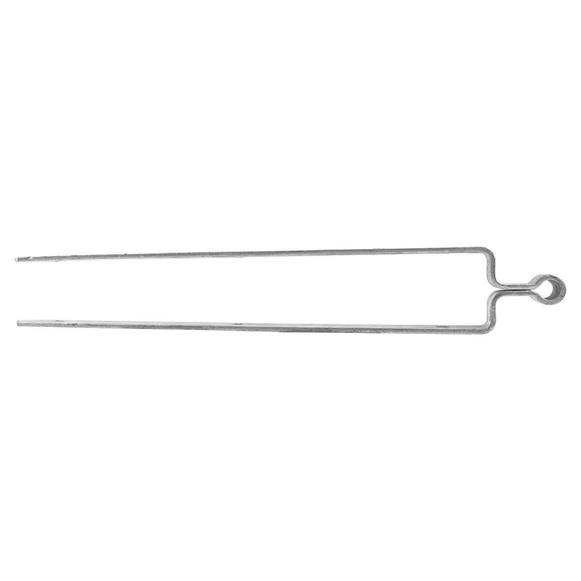 Heavy Duty Adjustable Field Gate Hinge Set On Plates - 600 x 85mm - Galvanised - view 2