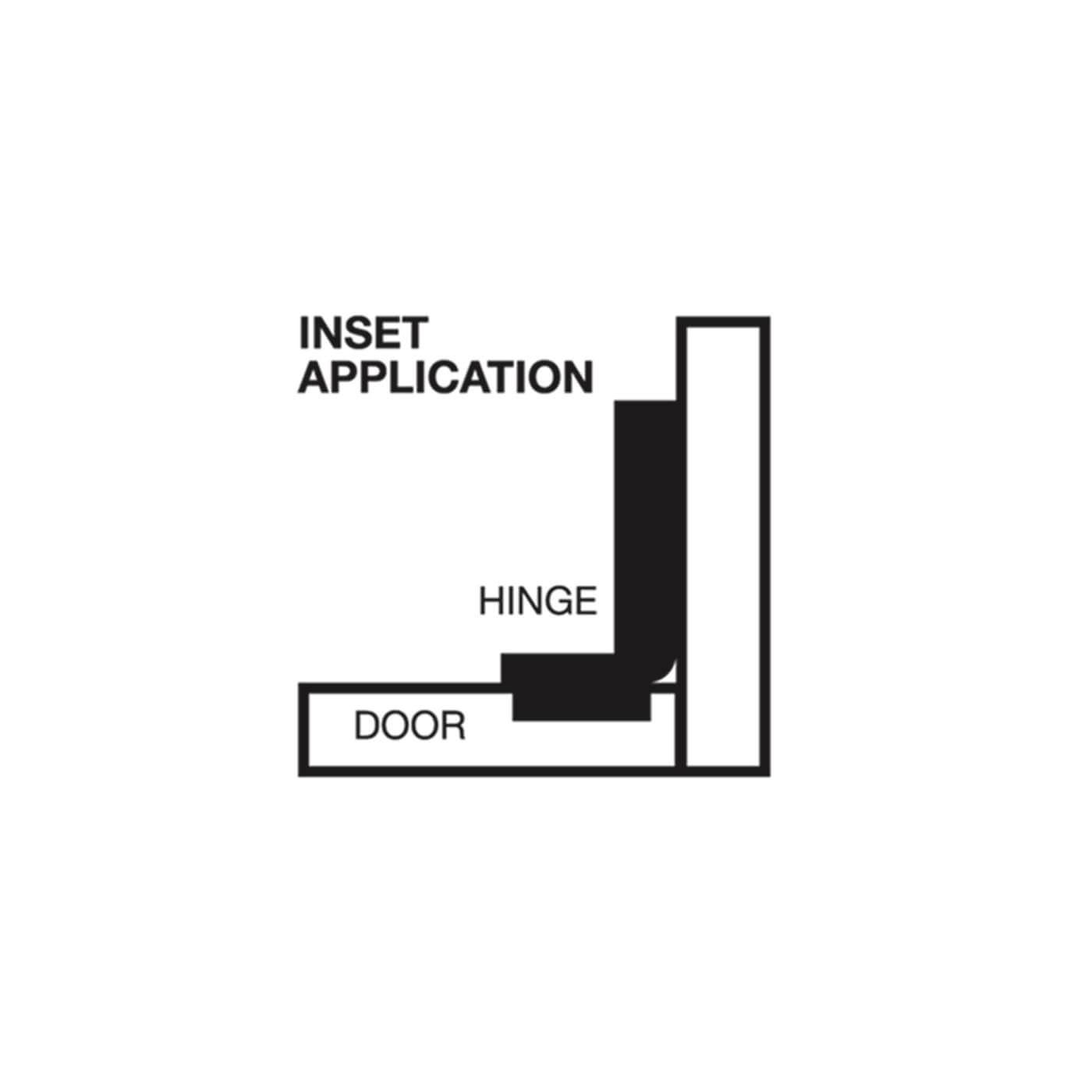 Clip-On Cabinet Hinge - 165° - Soft Close - Inset - Chrome Plated - view 3