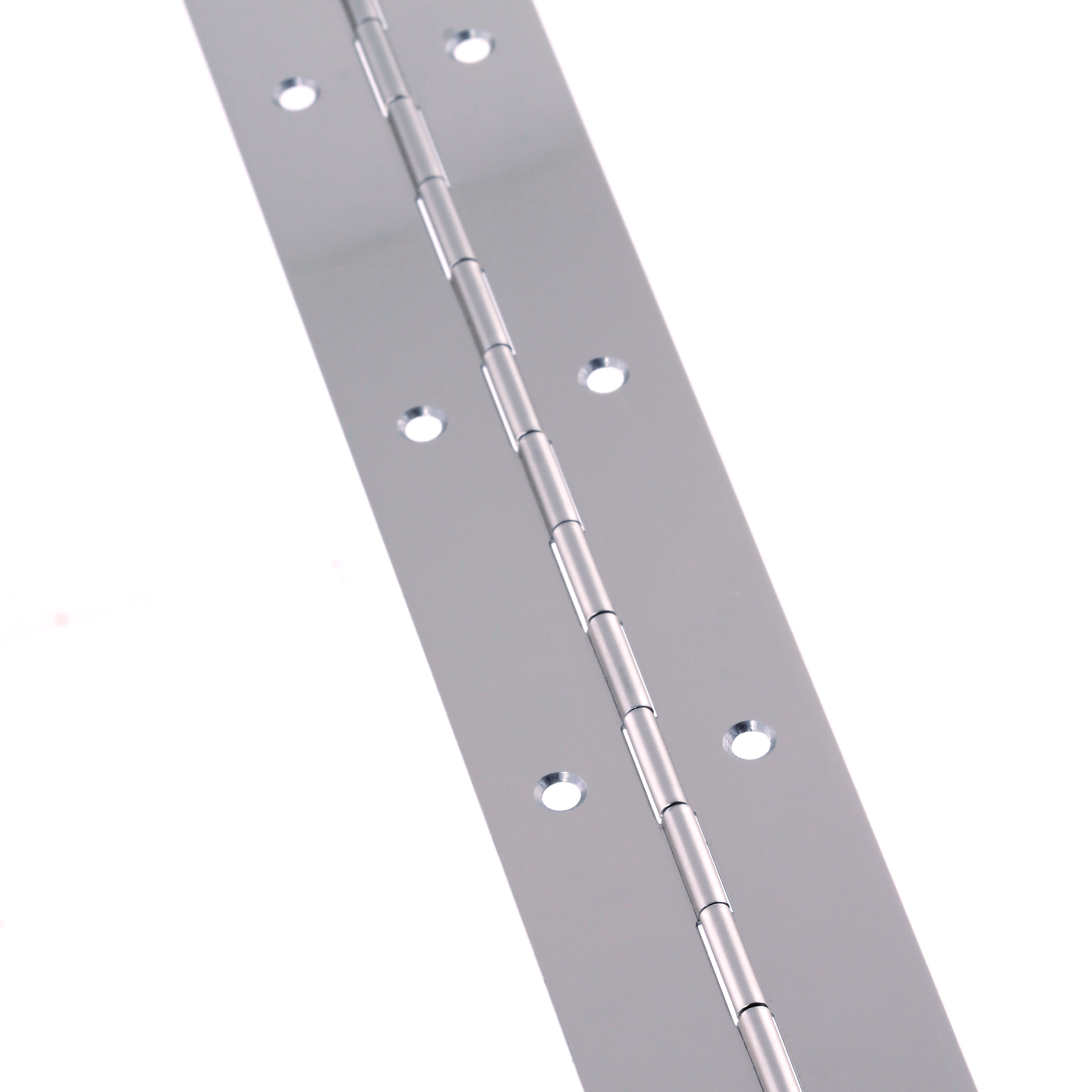 Steel Continuous Piano Hinge - 1850 x 38 x 0.7mm - Nickel Plated - view 2