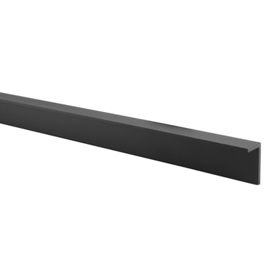 Pro Angled Headrail - 17-21mm Panels - Black Fine Textured - view 2