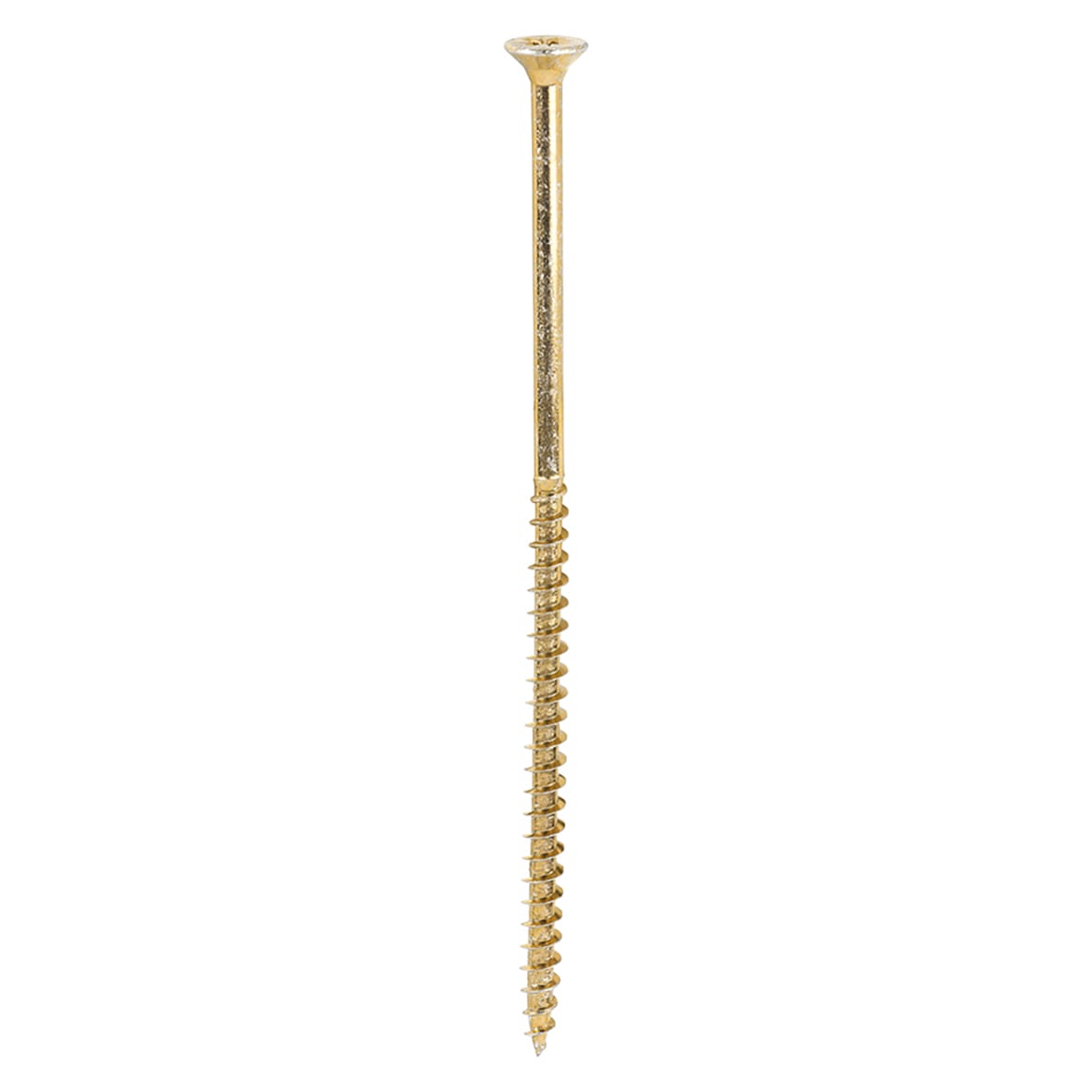Solo Chippy Pozi Countersunk Wood Screws - 5.0 x 120mm - Yellow Zinc - Pack of 100 - view 2
