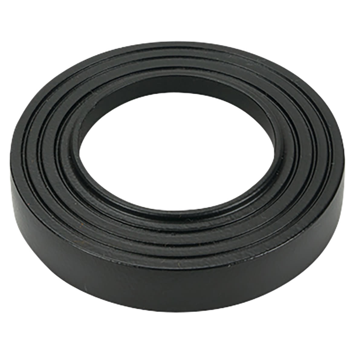 Matt Black Door Handles on Round Beehive Rose - Newbury Range - view 3