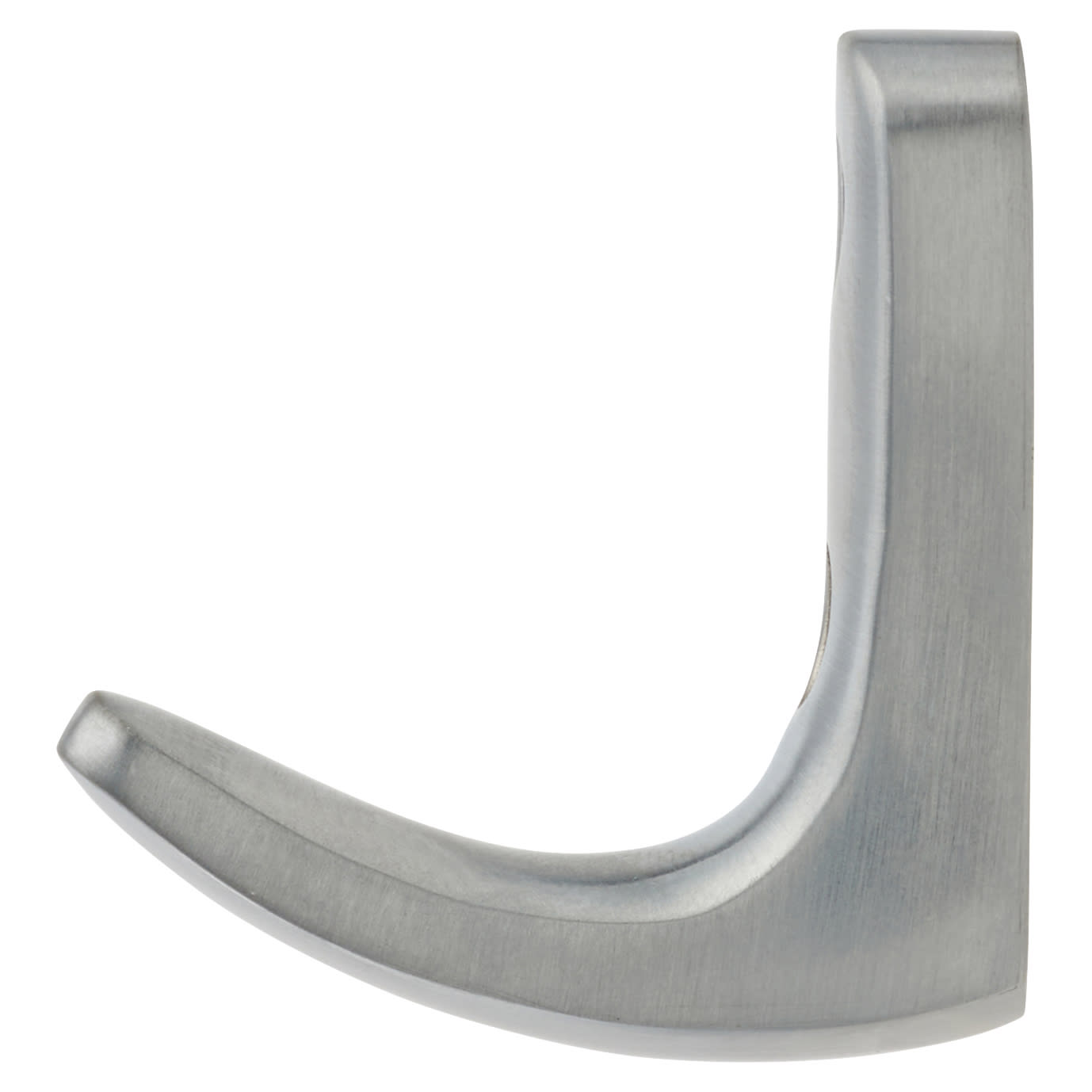 Heavy Duty Single Coat Hook - 45 x 43mm - Satin Chrome - view 2