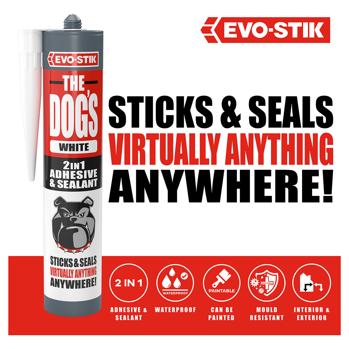 The Dog's Multi-Purpose Sealant & Adhesive - 290ml - White - view 3
