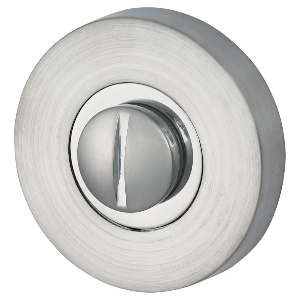 Bathroom Turn & Release - 52mm Diameter - Polished/Satin Chrome - view 4