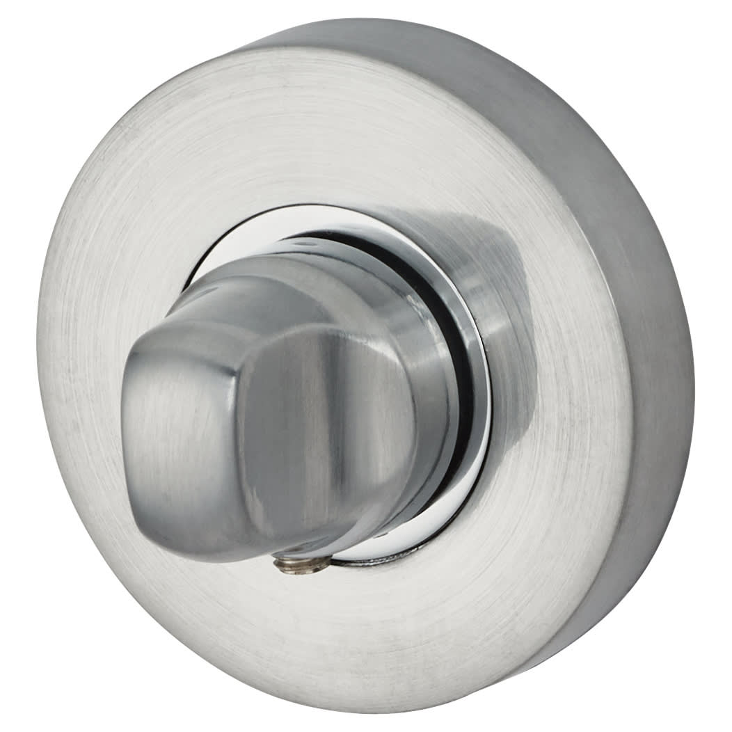 Bathroom Turn & Release - 52mm Diameter - Polished/Satin Chrome - view 5