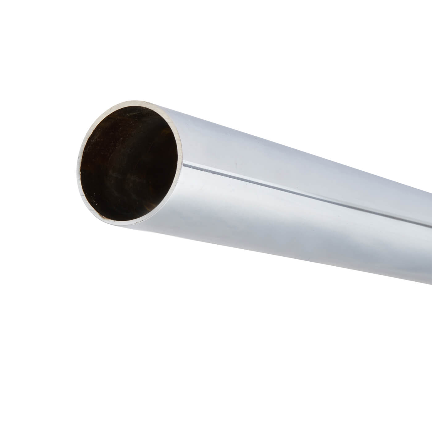 51mm Solid Brass Bar Rail Tube - 2500mm Length - Polished Chrome - view 2